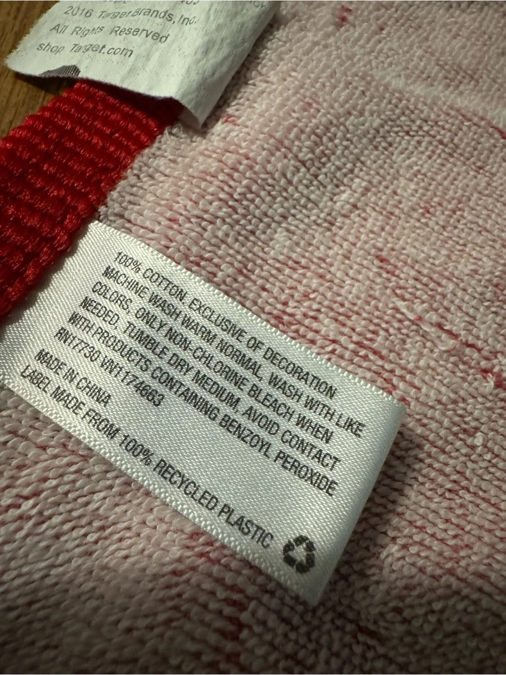 Christmas Target Santa Hand Towel